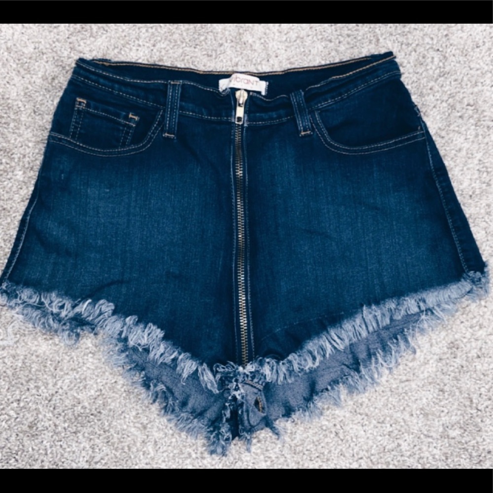 Fringe High Waisted Shorts
